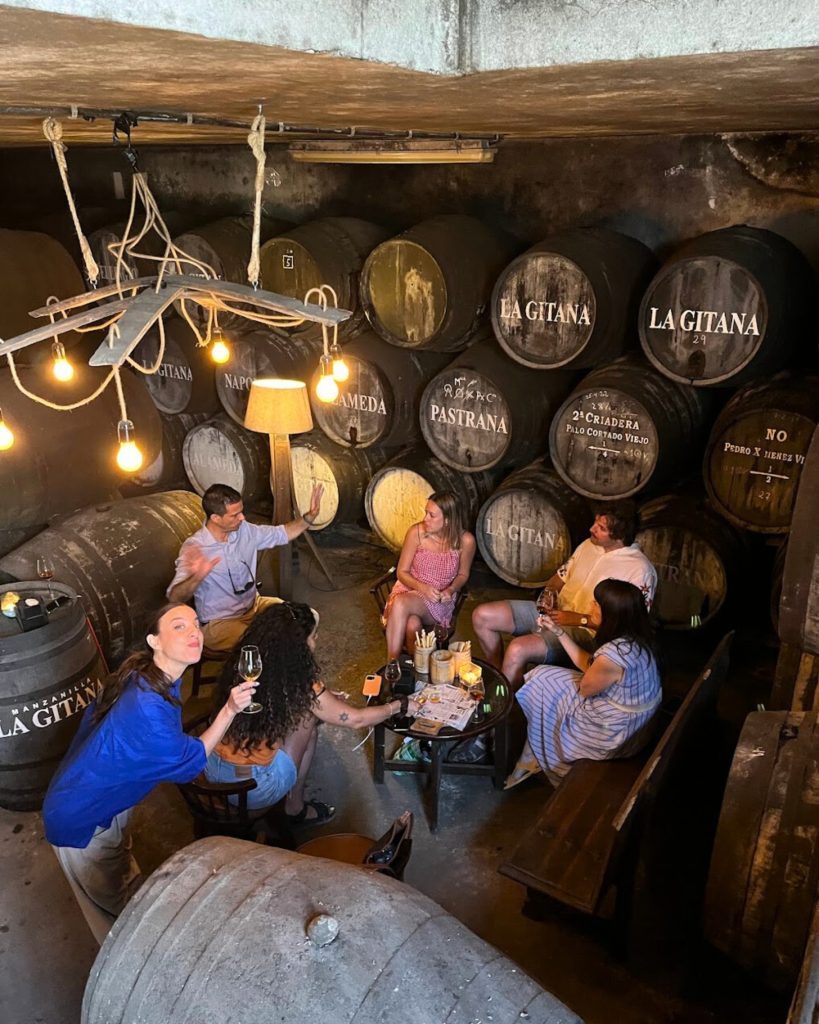 Visit wineries in Sanlucar